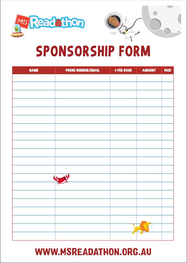 Sponsorship form BW version