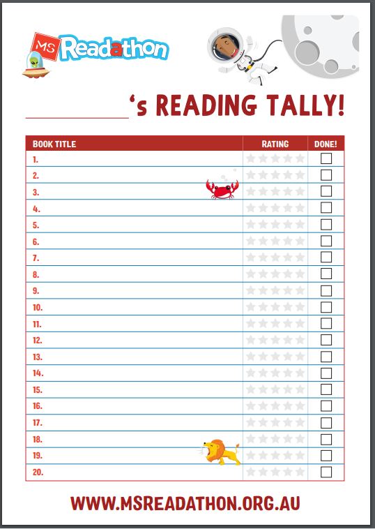 Reading Tally BW version
