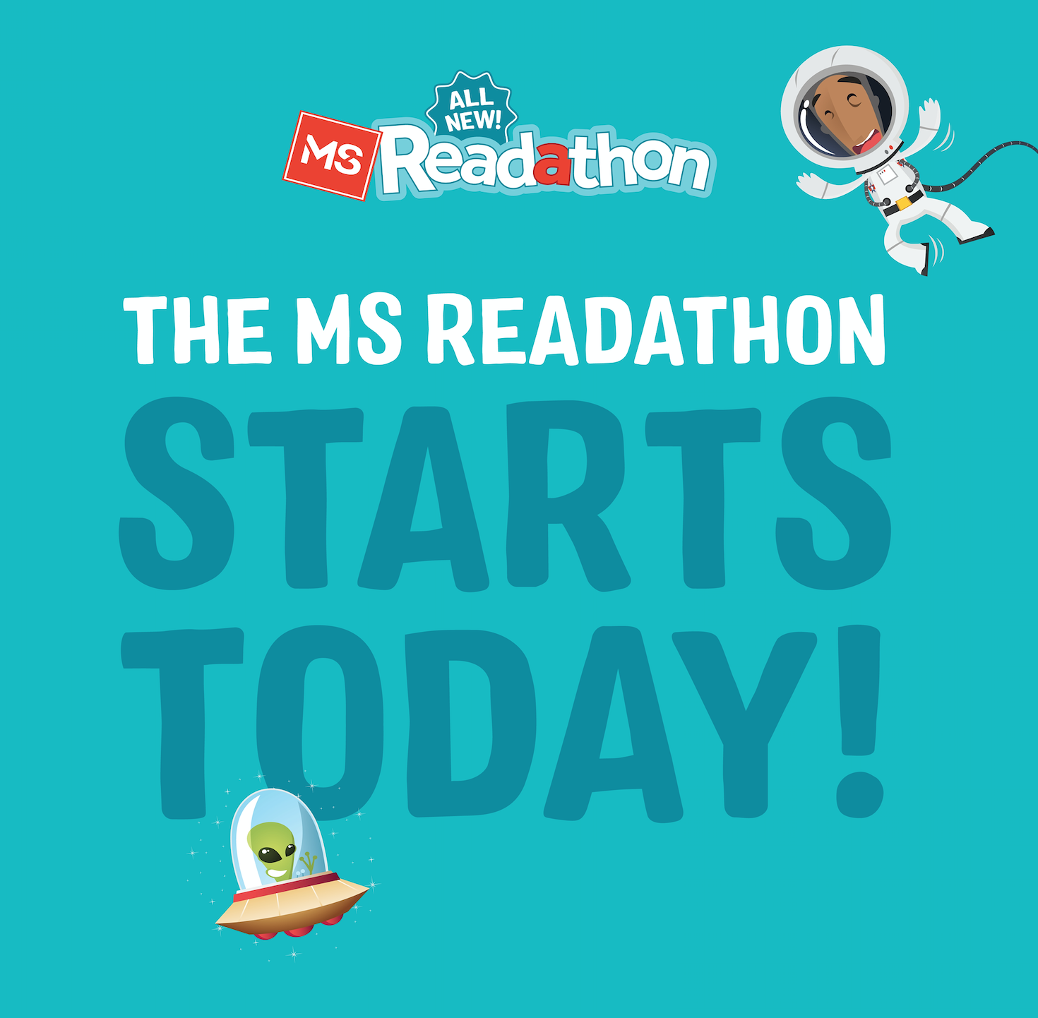 Instagram tile - MS Readathon starts tomorrow!