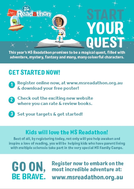 MS Readathon poster