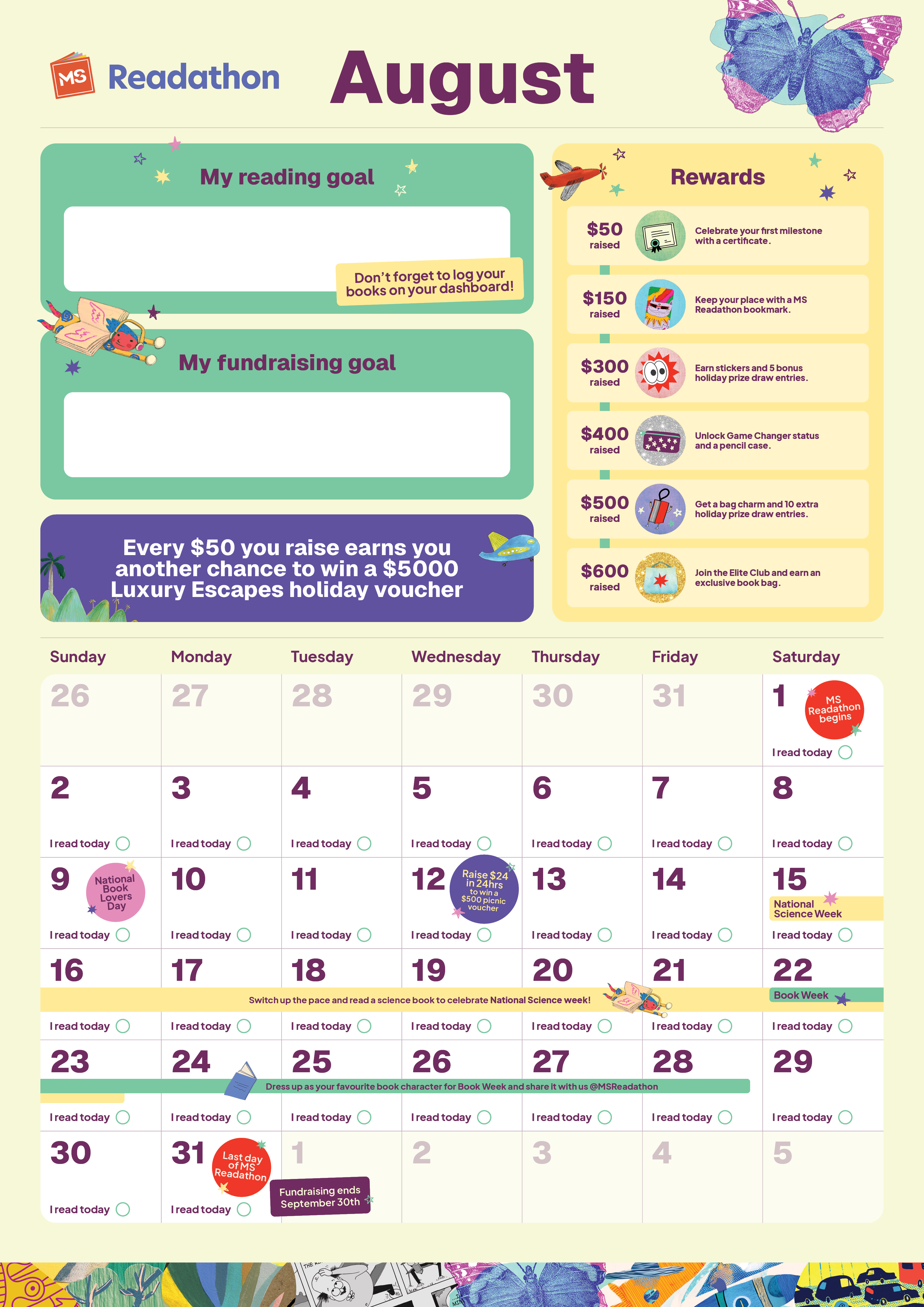 August Calander 2026