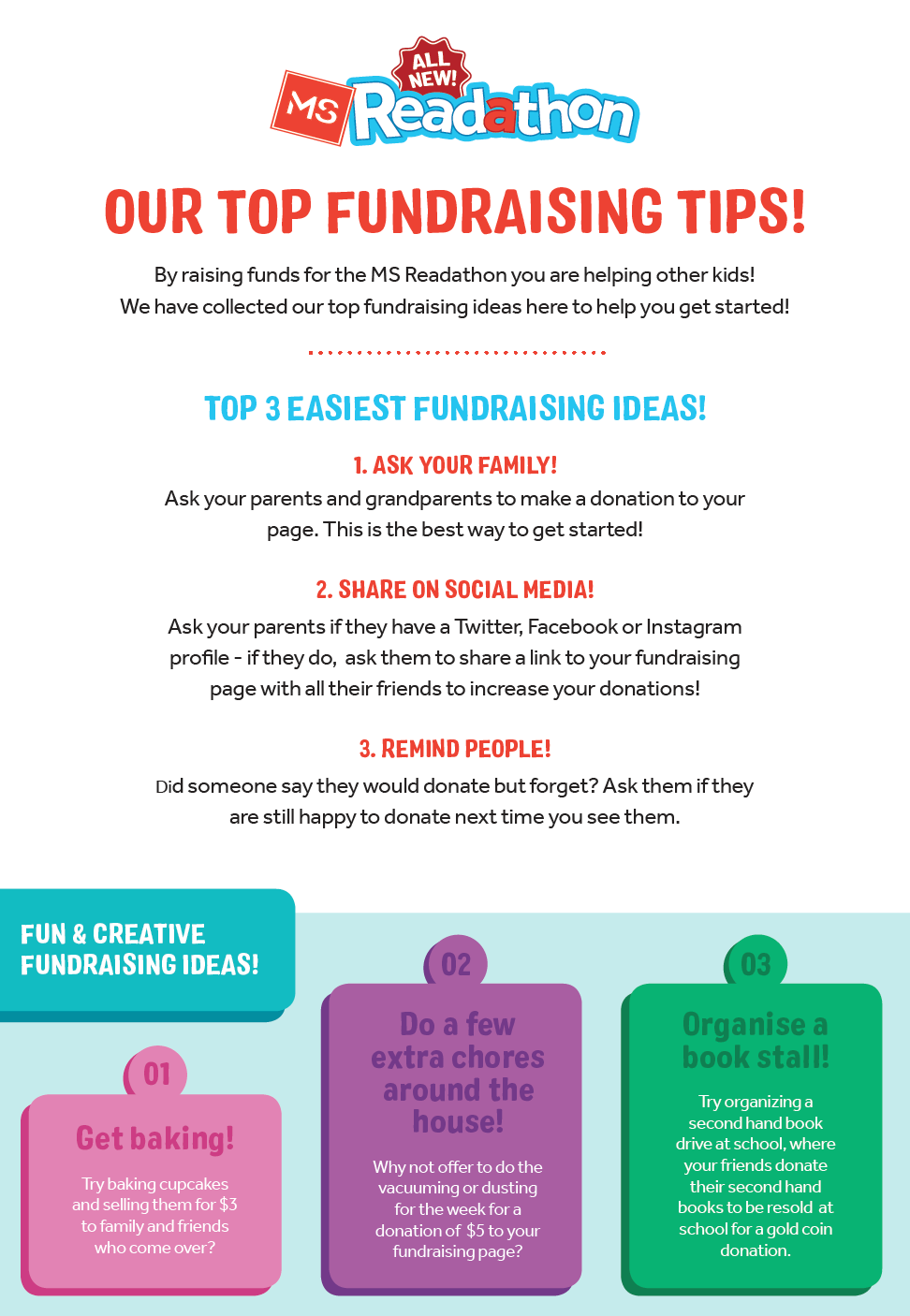 Our Top Fundraising Tips!